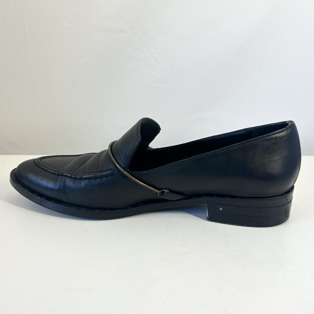 Freda Salvador Midnight Leather Loafers - Picture 3 of 9